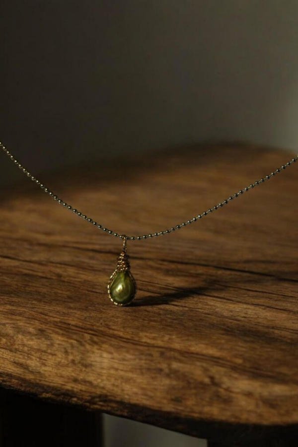 Perla barroca verde - Imagen 2