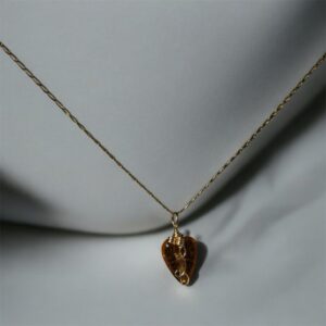 Corazón de Murano dorado