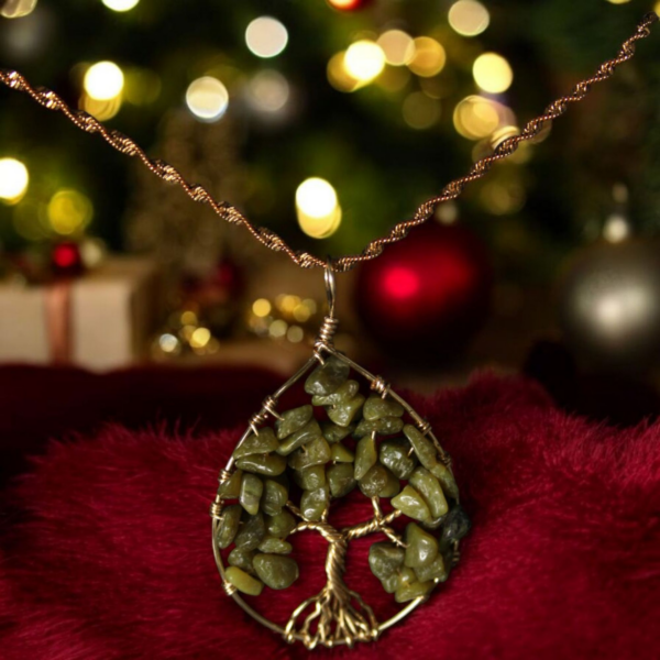 Árbol de la Vida Jade Olivo - Imagen 2