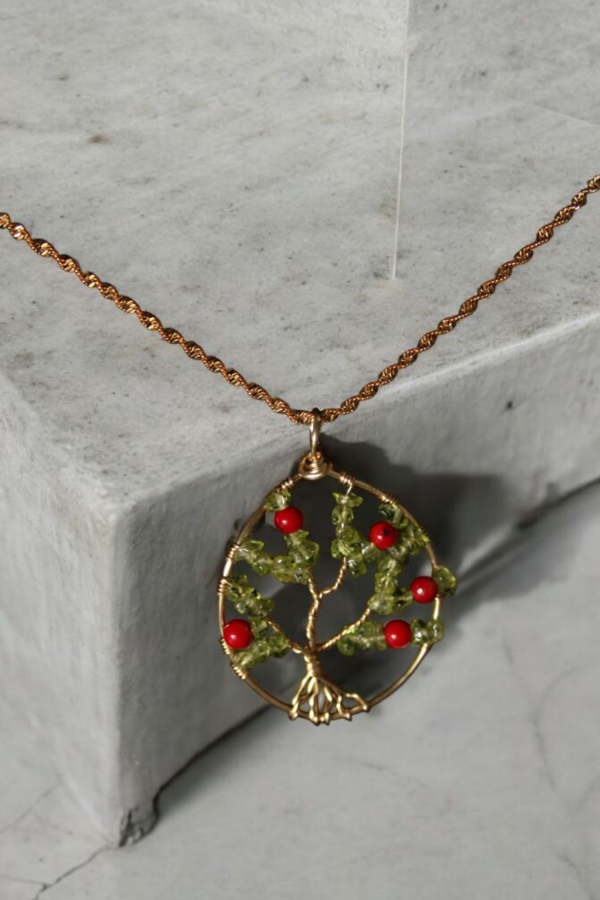 Árbol de la Vida Piedra Peridoto