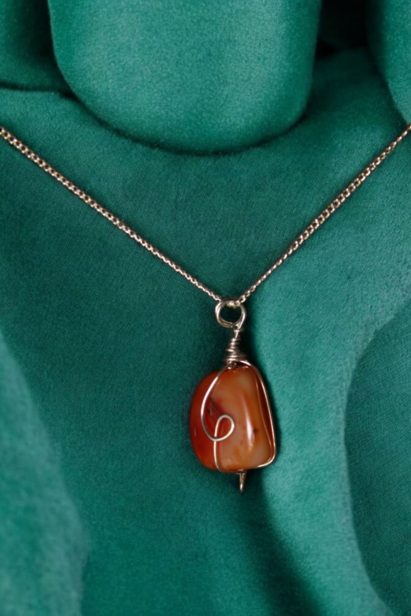 Agata en cadena de plata - Imagen 2