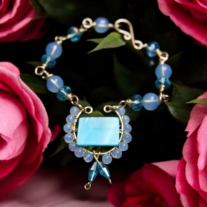 Pulsera Piedra Lunar, Concha Nácar