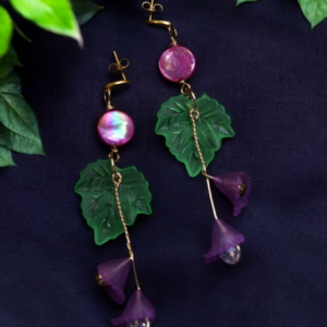 Aretes Concha Nácar