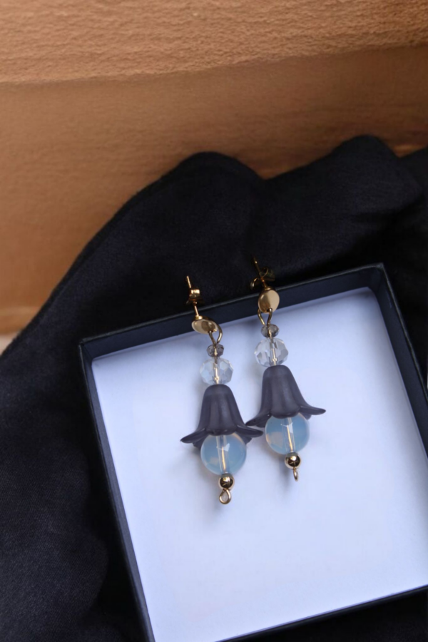 Aretes Piedra lunar - Imagen 2
