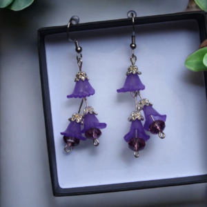 Aretes Orquídea Morada