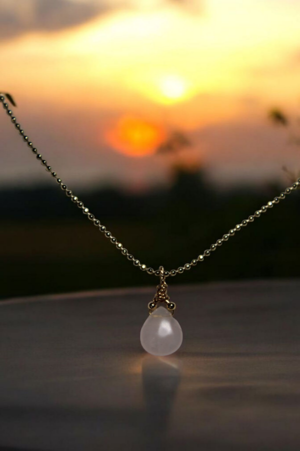 Gota en cuarzo rosa - Imagen 2